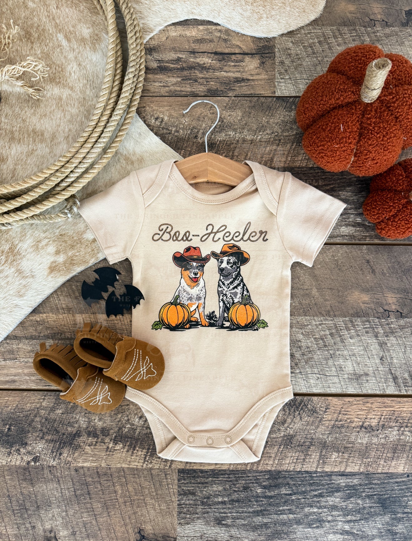 Boo-Heeler Halloween – Infant Toddler & Youth (Cream)