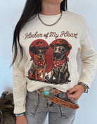 Heeler Of My Heart Sweatshirt or Tee (Cream)