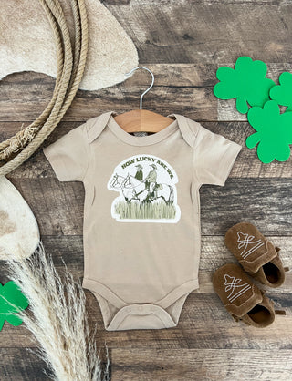 How Lucky Are We Tee/Onesie(infant/toddler/youth)