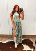 Howdy Retro Cowboy Overall Dress