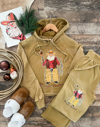 Wranglin Christmas Santa Set (cropped)(Burnt Mustard)