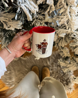 Always Knew Santa was A Rancher Coffee Mug