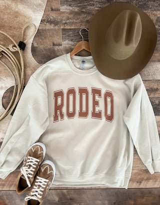 Retro Rodeo Tee Or Sweatshirt (Adult)(cream)