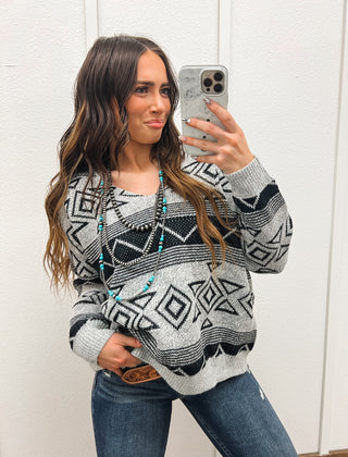 Tribal Aztec Sweater