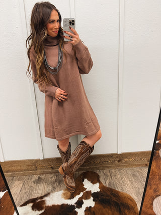 Sweater Dress (Latte)