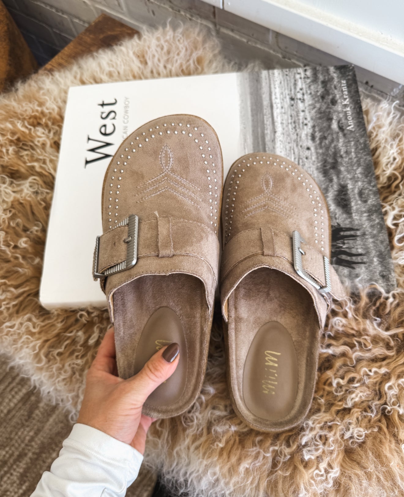 Jolene Clog Mules (Grey)