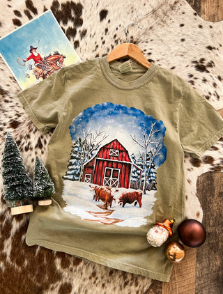 Hereford Barn Christmas Tee (Adult)