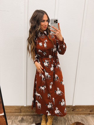 Horse Horizon Dress