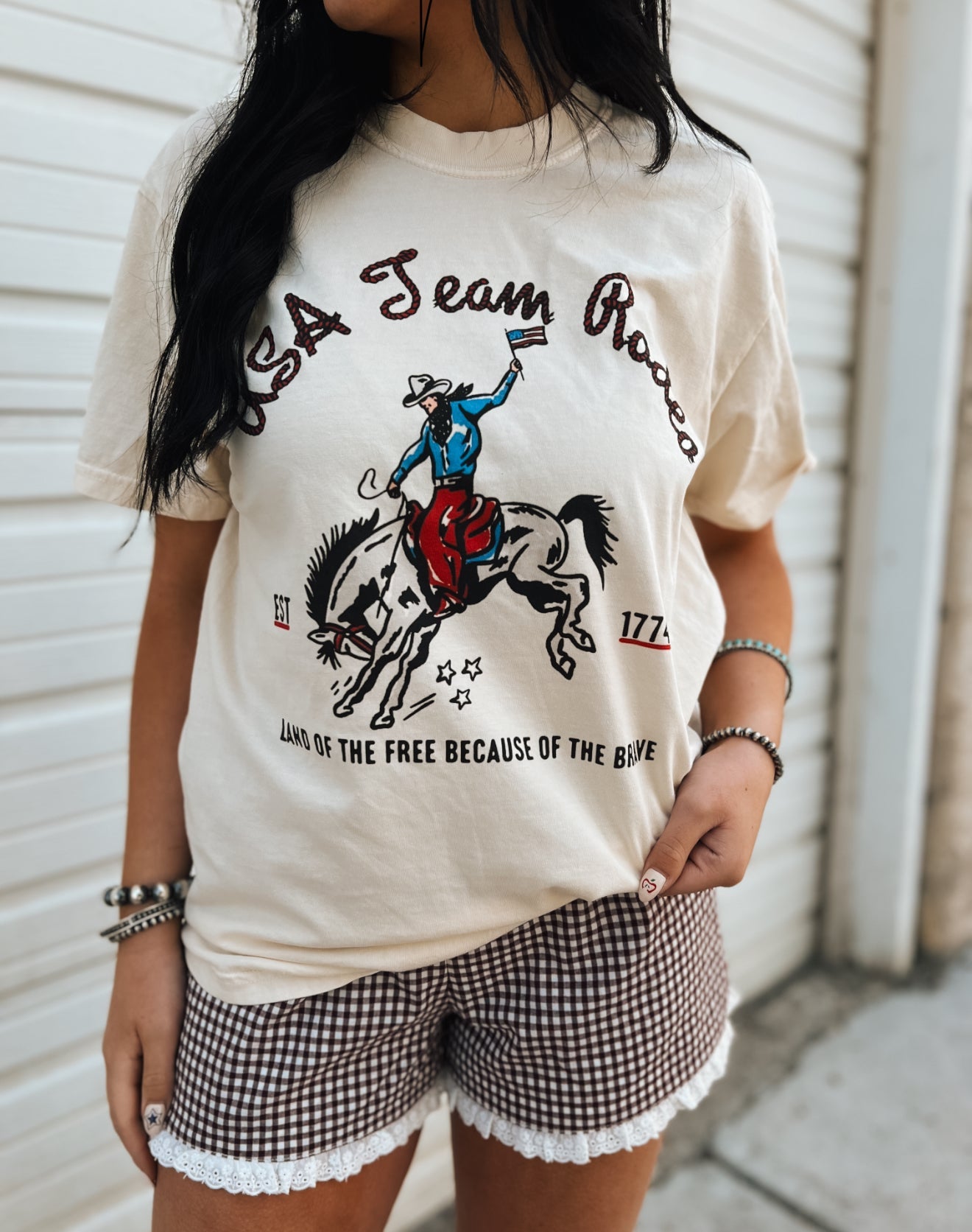 USA Rodeo Team Bronc Tee