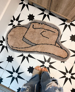 Cowboy Hat Western Rug