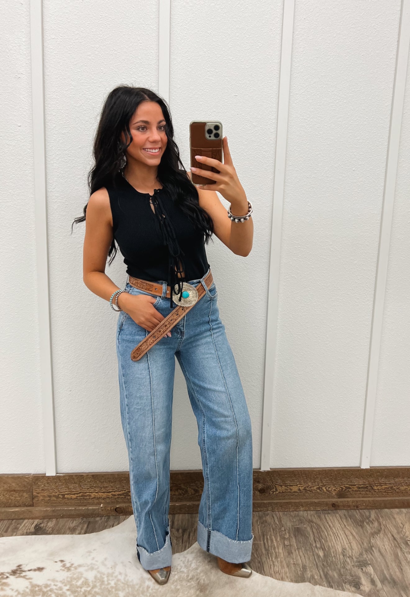 トップス Neith. Too Big Ribbon Shirt (Black) Oversized Knit Shirt | OAK + FORT – OAK + FORT USA