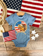 Stars Stripes & Rope Horse- Infant(onesie)Toddler/Youth (tee)
