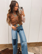 Lasso Knit Sweater Vest (Deep Camel)