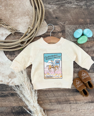 Easter Rodeo Sweatshirt(Infant/Toddler/Youth)(Cream)