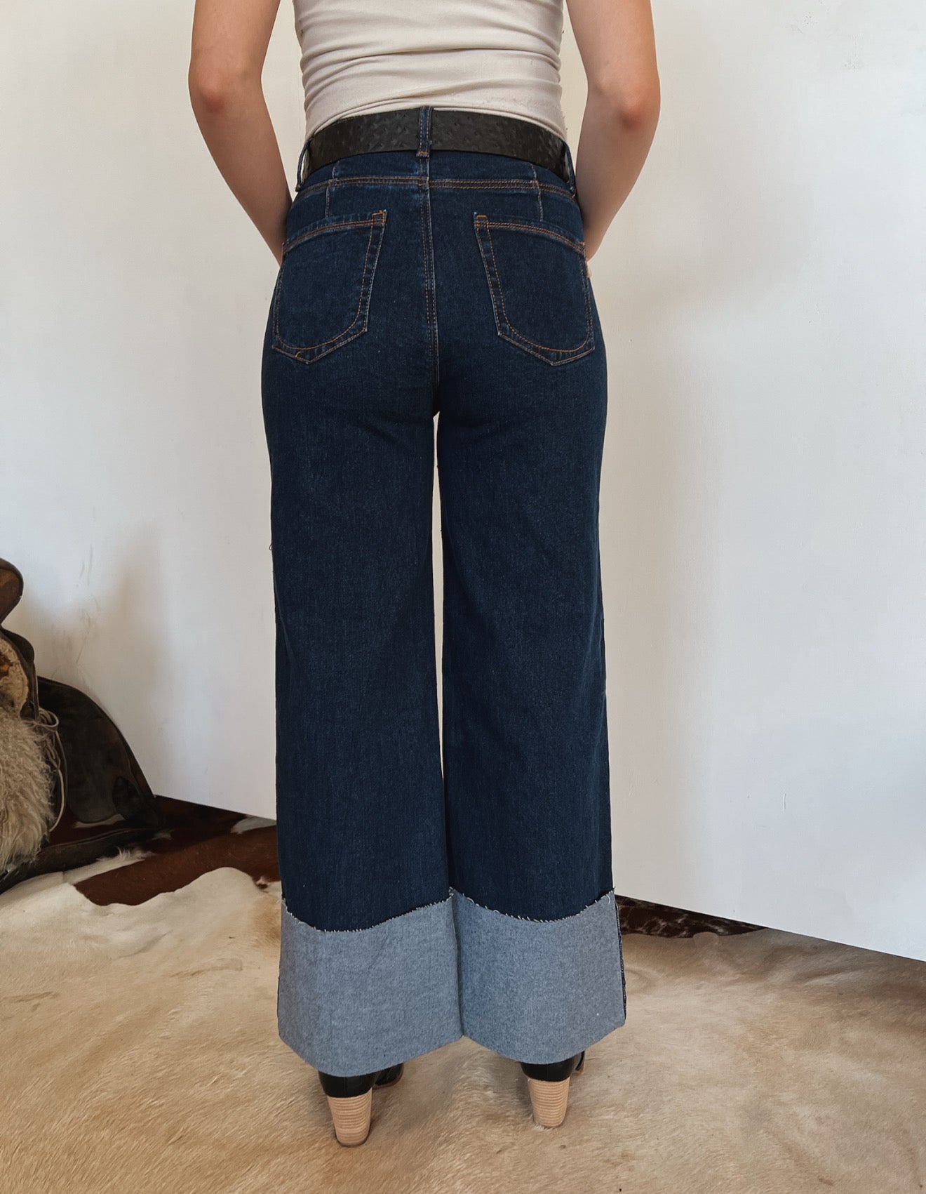 Backroad Blues Cuffed Denim (6222)