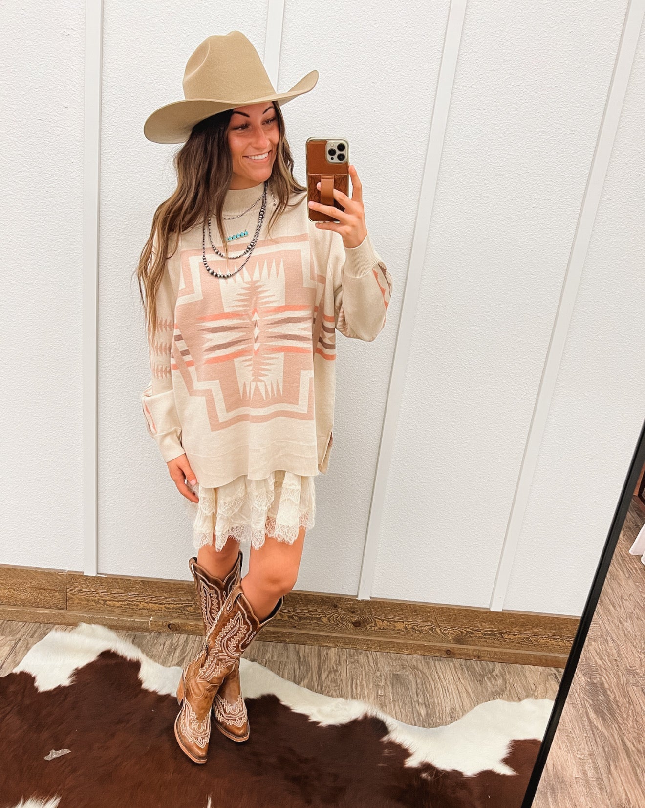 Lux Cowgirl Sweater Tops - Outwear