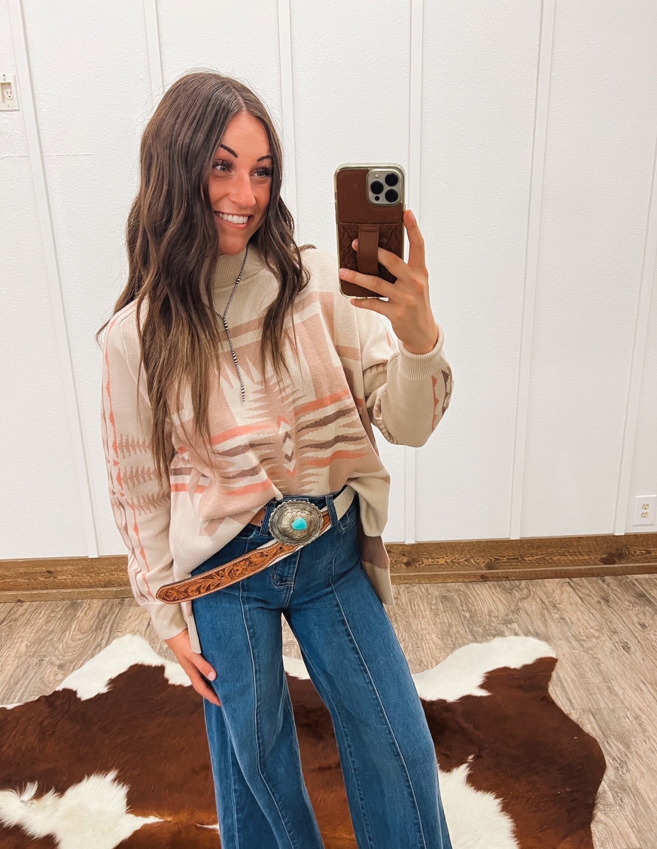 Lux Cowgirl Sweater Tops - Outwear