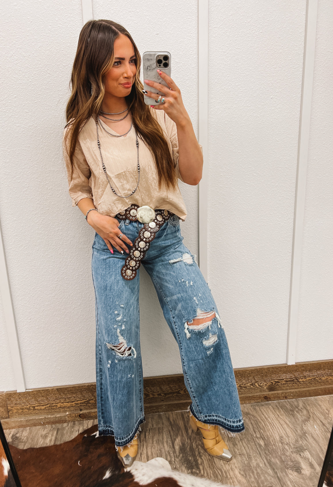 Denim Babe High Rise Vintage(P863VXM) – theFRINGEDpineapple