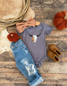 🐂 Western Pumpkin Skull Graphic- Tee/Onesie (Infant Toddler Youth)