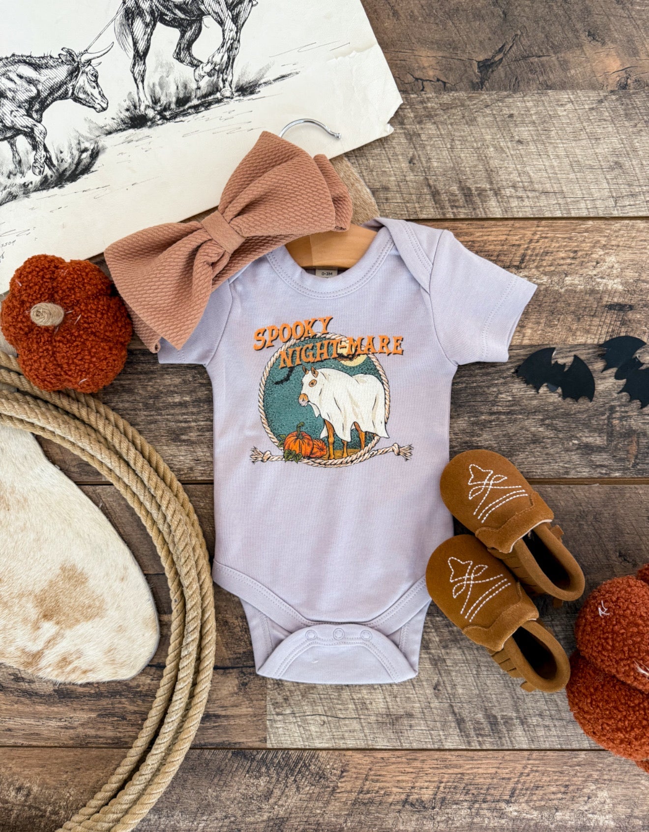 “Spooky Nightmare” Graphic – Infant Toddler& Youth (Lavender)