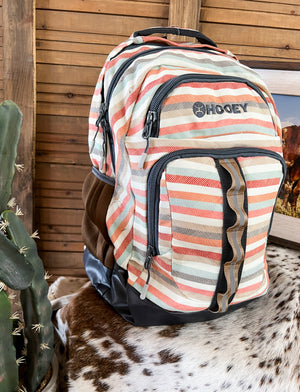 Cream/ Tan Stripe Ox Hooey Backpack