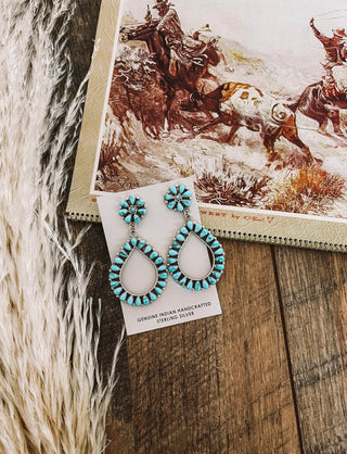 Turquoise Babes TearDrop Earring