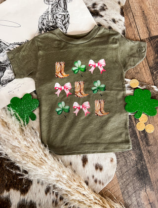 Lucky Lady St Patrick's Tee/Onesie(little kid)Green