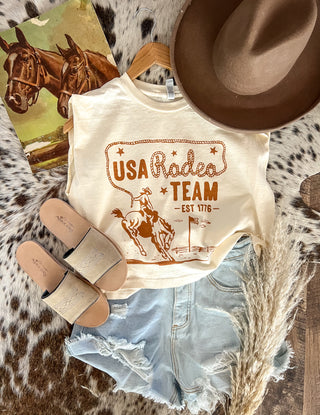 USA Rodeo Team Muscle Tank