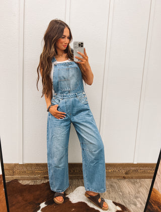 Barrel Babe Denim Overalls