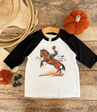 Headless Horseman – Toddler Raglan Tee(Black)