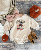 Fall Round Up Rodeo Bubble Romper – Infant(Cream)