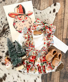 Christmas Town Romper Dress(Little Kid) 3-6m (3xs)