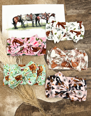 Floral Highland Bows (Sold Separately)