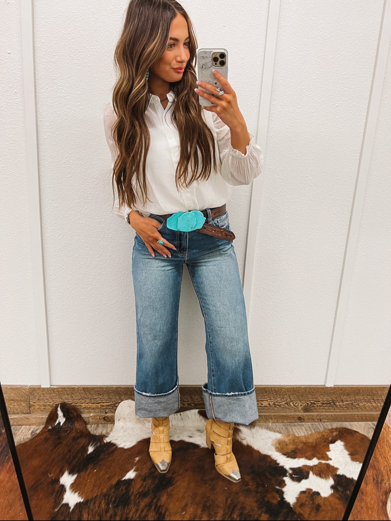 Denim Babe Relaxed Boot Cut(P1664) – theFRINGEDpineapple