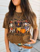 Happy Halloweenie Tee (Leopard)