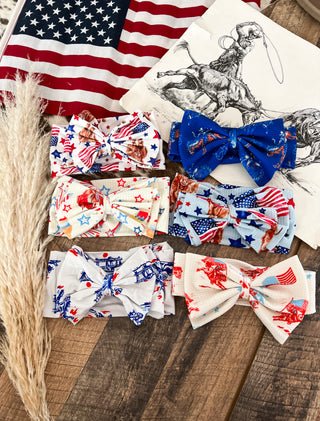 4th Of July Western Bows(Final Sale)