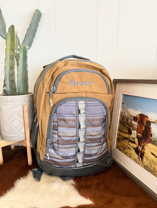 Backpack Ox Hooey Tan/Grey Aztec