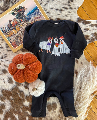 Cowdog Halloween m (One piece Long Onesie)