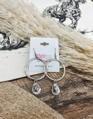 Loop The Cowboy Hat Earrings