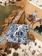 Dreamin Blue Paisley Swim Trunks (little kid)