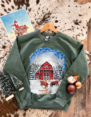 Hereford Barn Christmas Sweatshirt (adult)