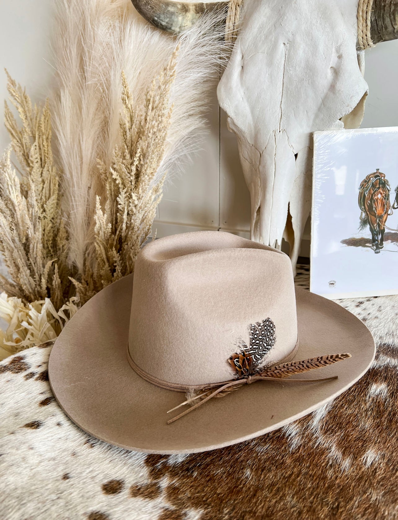 Take Her To The West Father Hat(Biege)