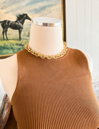 Babe Gold Chunky Chain Necklace