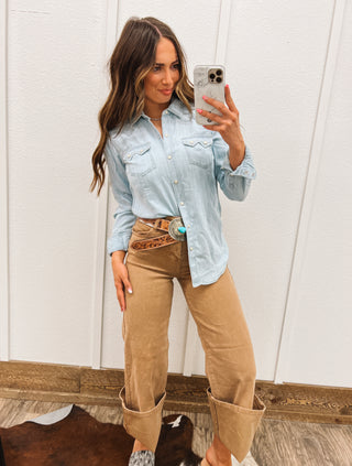 Baby Blues Button Down