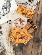 Cowboy Chaser Ruffle Bummie&Bow