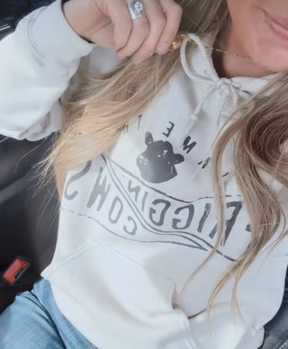 Blame The Cows Hoodie (taupe)