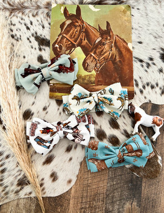 Western Cowboy Up Bows(Sold Separately)