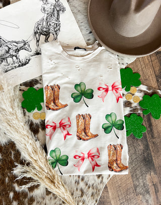 Lady Luck St Patrick's Design Tee Or Sweatshirt