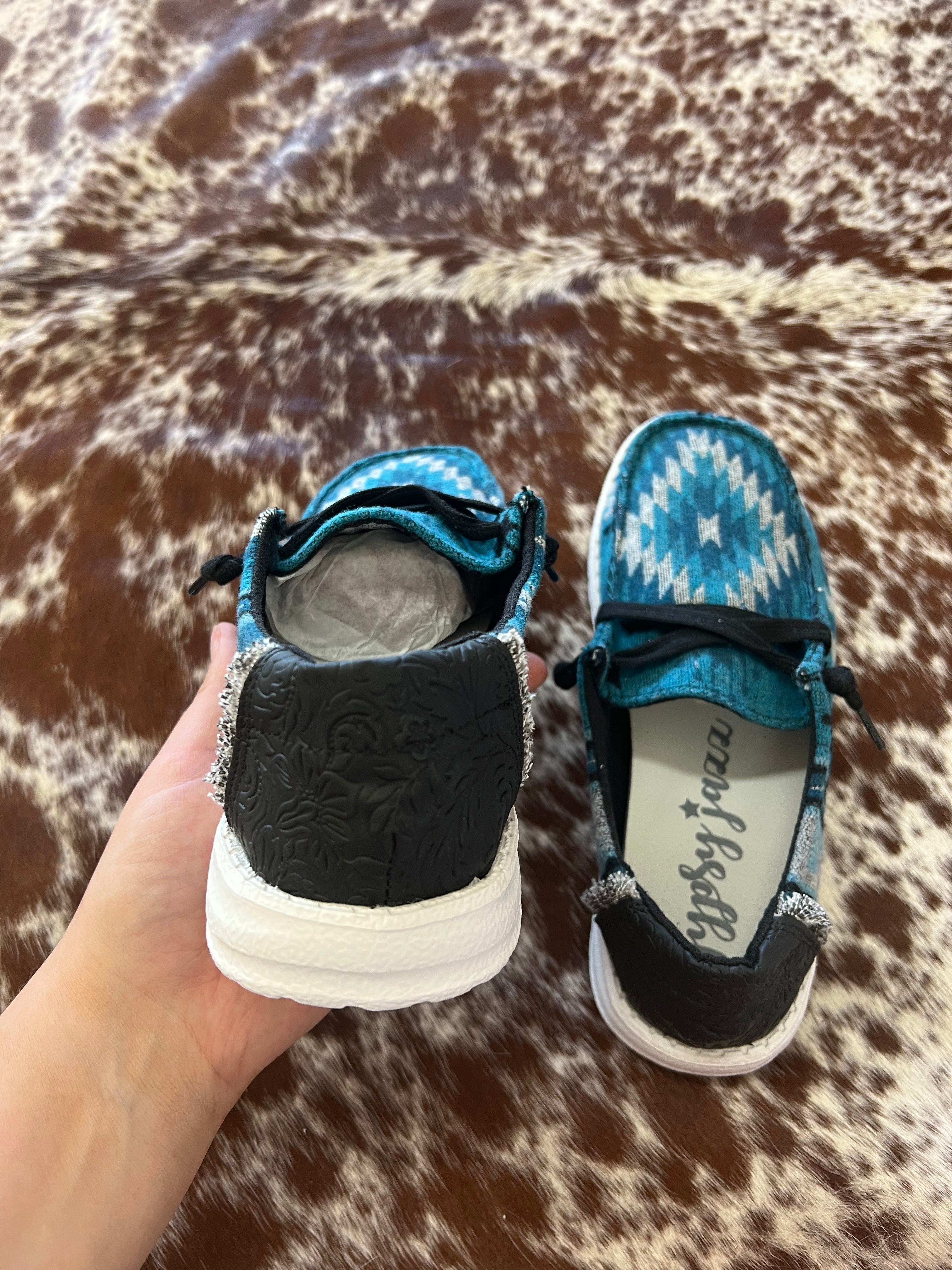 Turquoise Aztec Sneaker