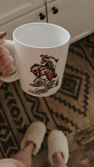 Seen it in color Bronc Horse Cup Mug